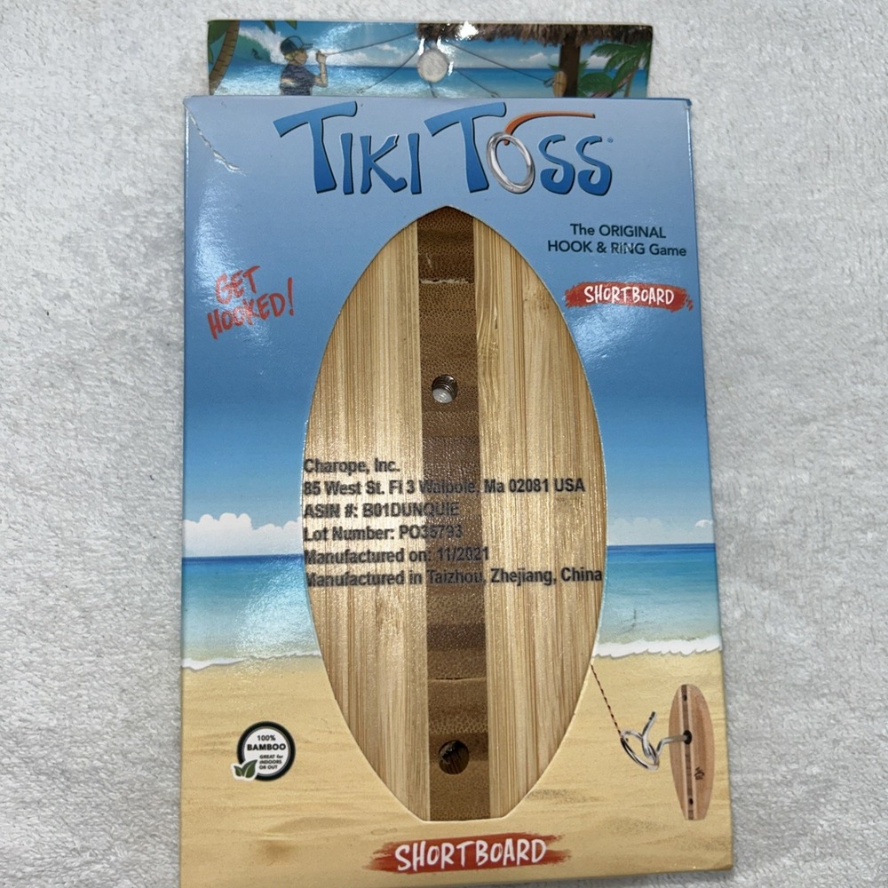 Tiki Toss Original Edition - Indoor & Outdoor‎ Ring Toss Game for All Ages